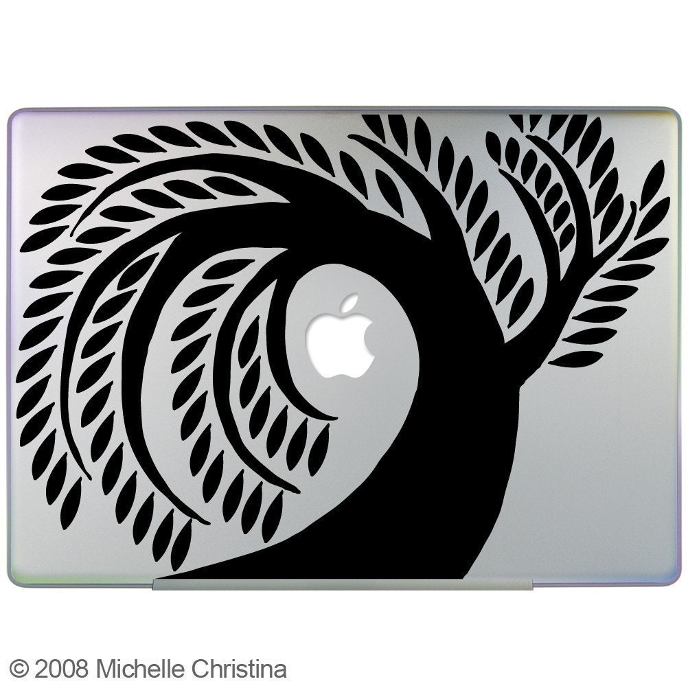 Weeping Willow Laptop Decal