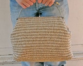 Raw Silk Carpet Bag