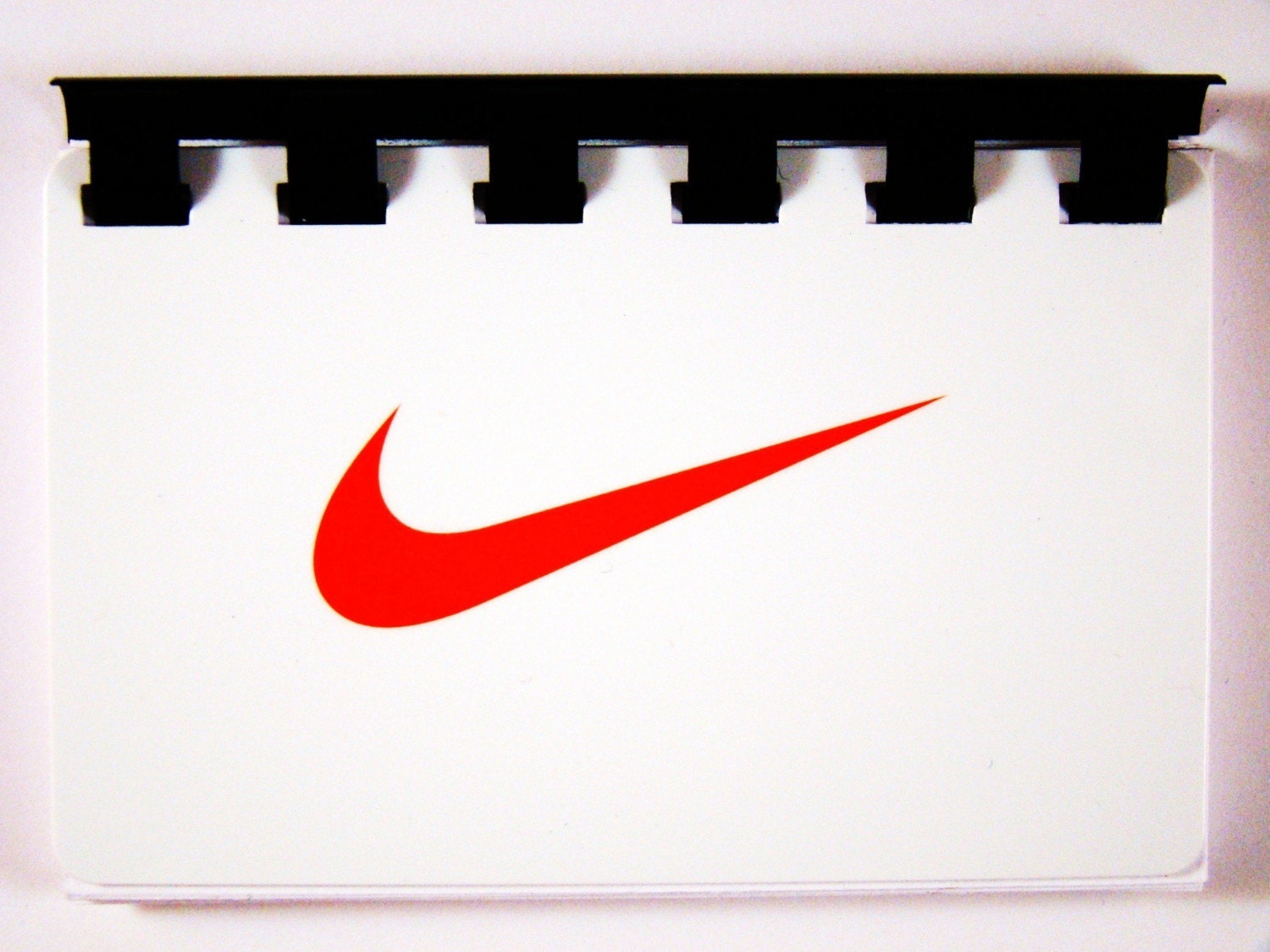 Nike Giftcard  Notebook  ----  No Value on Card -- Novelty Purposes Only