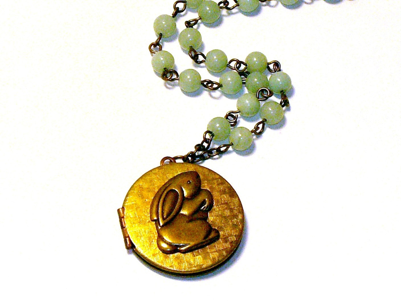 Peter Cottontail Locket Necklace