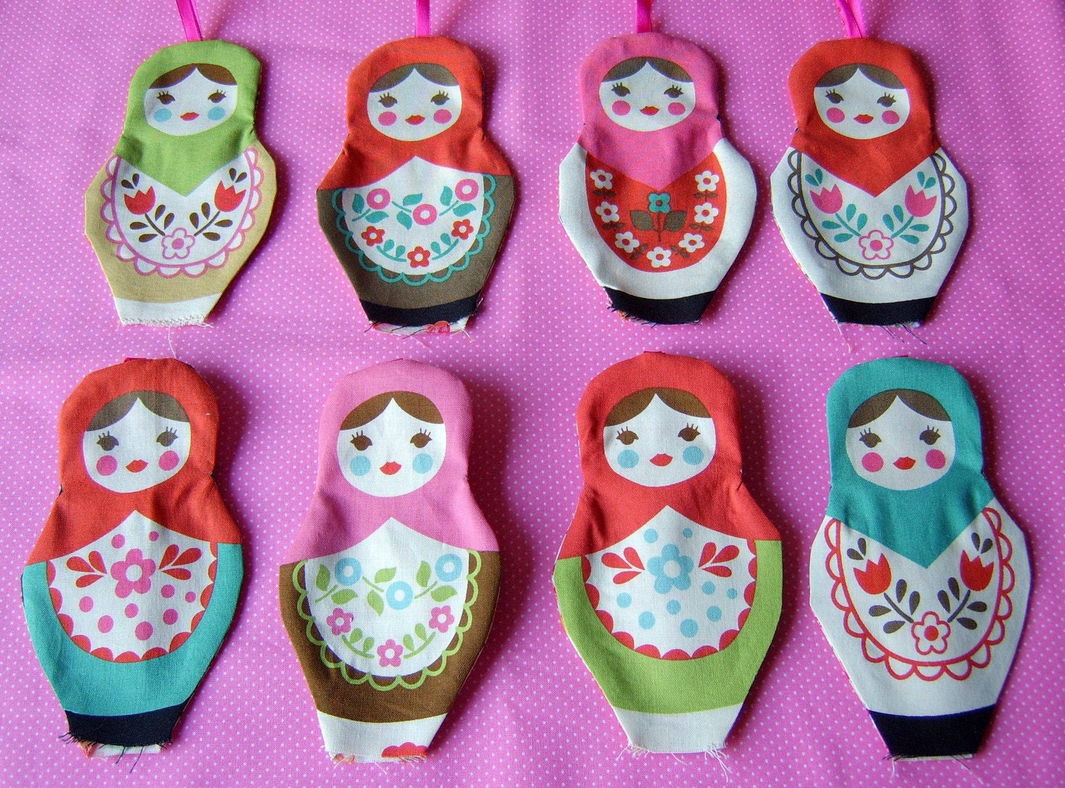 8 Christmas ornament russian dolls featured in decor8