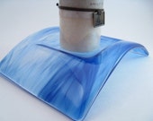 Fused Glass Candle Holder - Sky & Wind