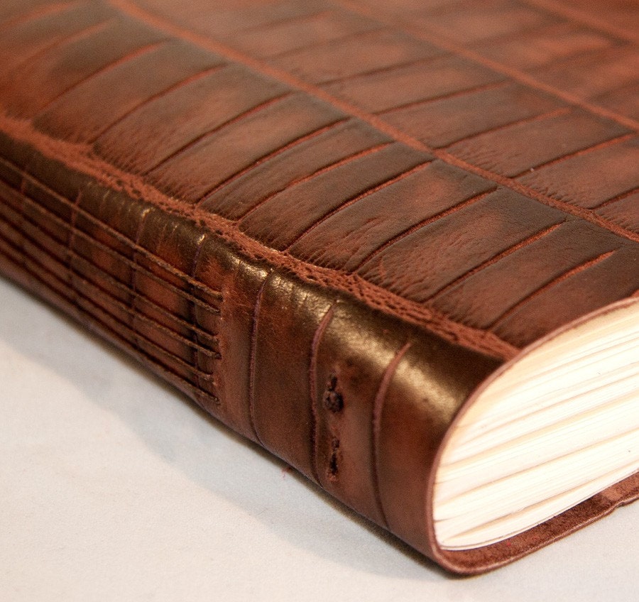 Brown Unisex Leather Journal