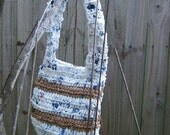 White Recycled Purse