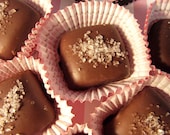 Chocolate Dipped "Fleur-de-Sel" Salted Caramels