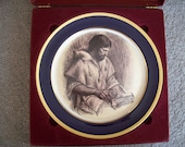 The Carpenter by Frances Hook, Jesus Christ Collectors Plate, Religious Easter gift