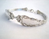 MARINA 1896 - Spoon Bracelet Antique Upcycled Silverplate - Silverware  Jewelry