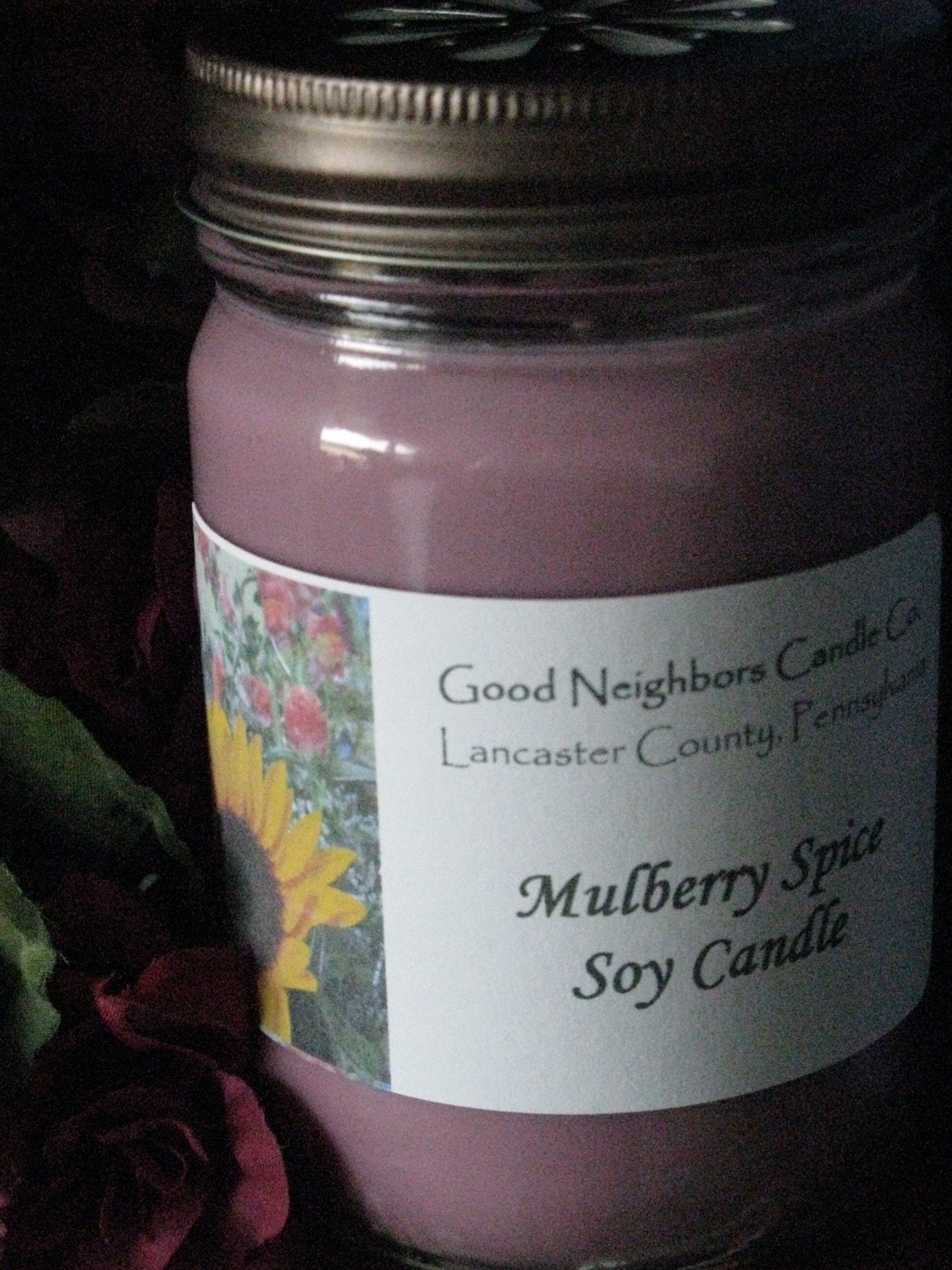 12 Ounce Mulberry Spice Soy Candle