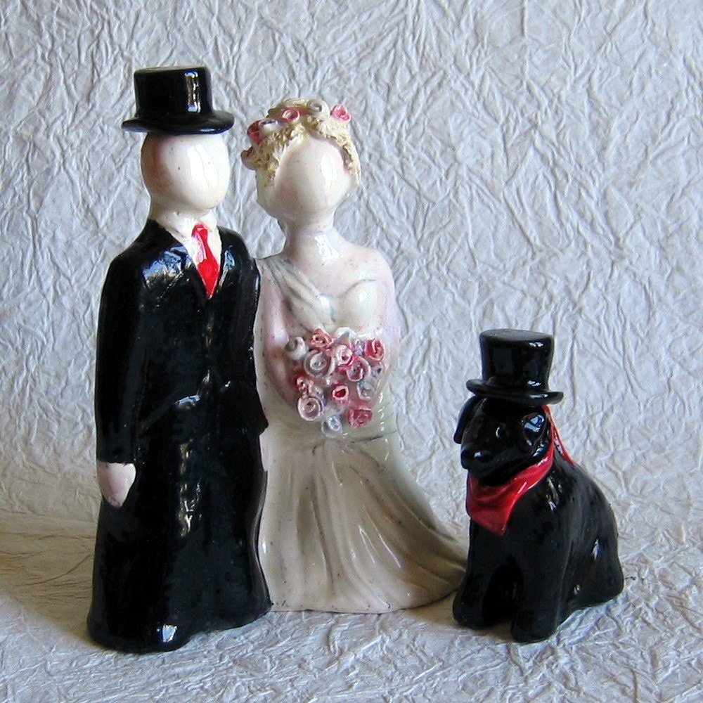 Wedding Caketoppers with Pet Option