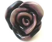 Purple Swirl Bold and Chunky Rose Ring