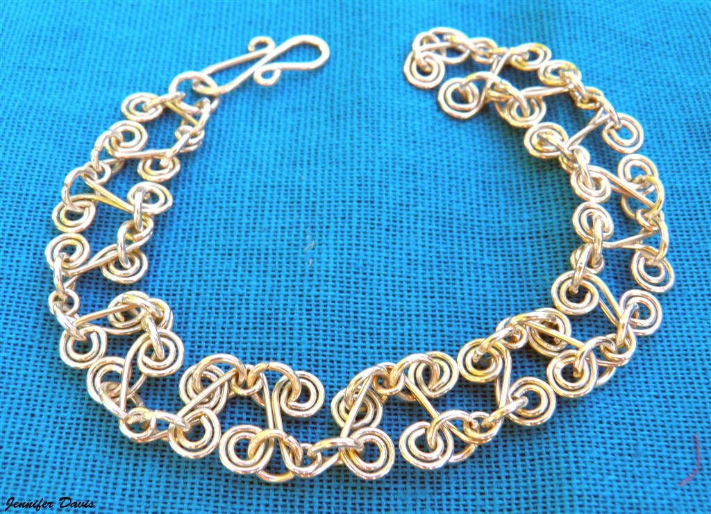 Free Shipping Sterling Silver Hearts and Swirls Bracelet