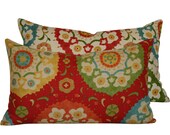 12x20 Lumbar Pillow Cover . Richloom Cornwall Designer . Fiesta Infusion Collection
