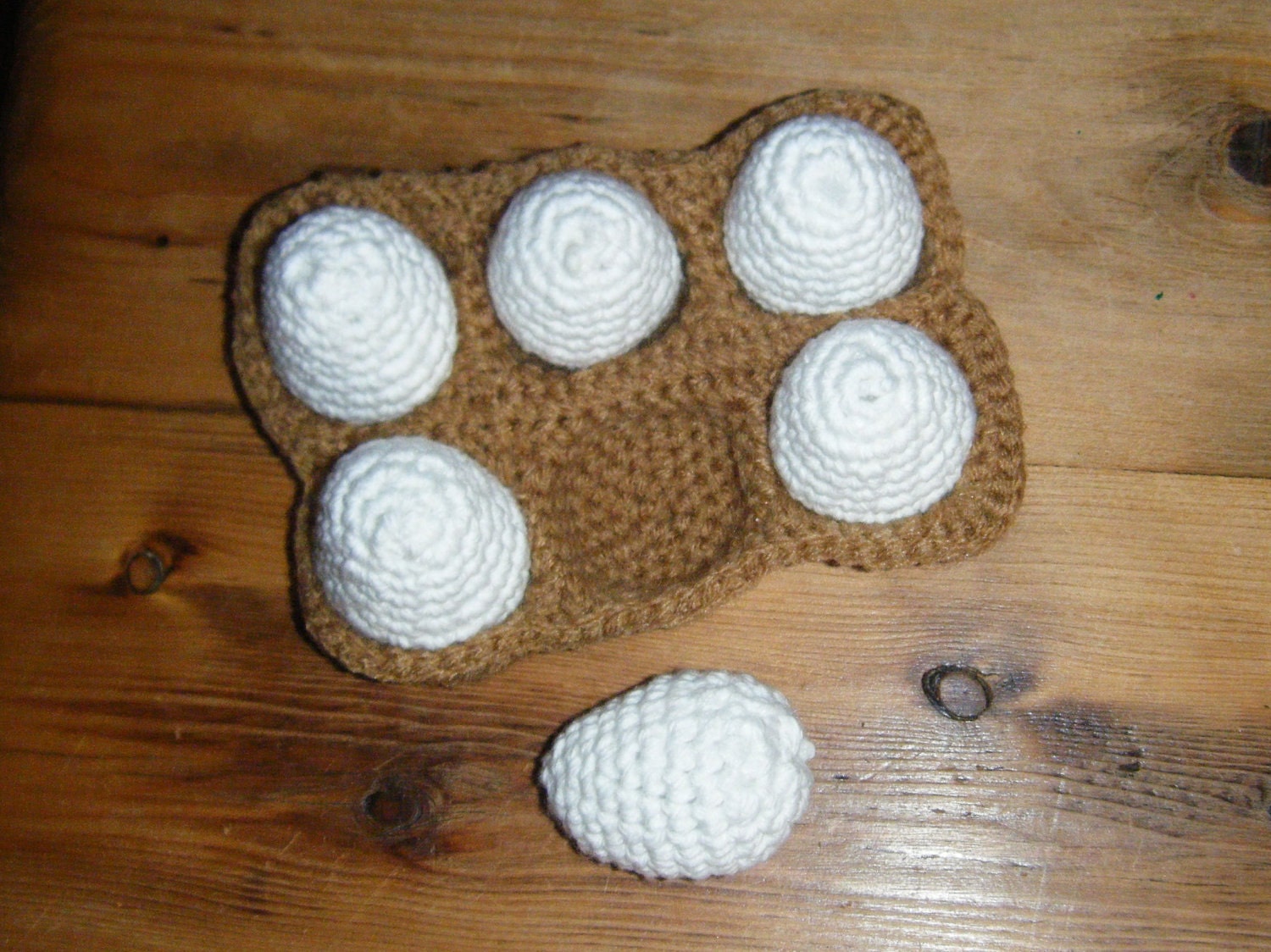 Crochet Eggs-Set of 6