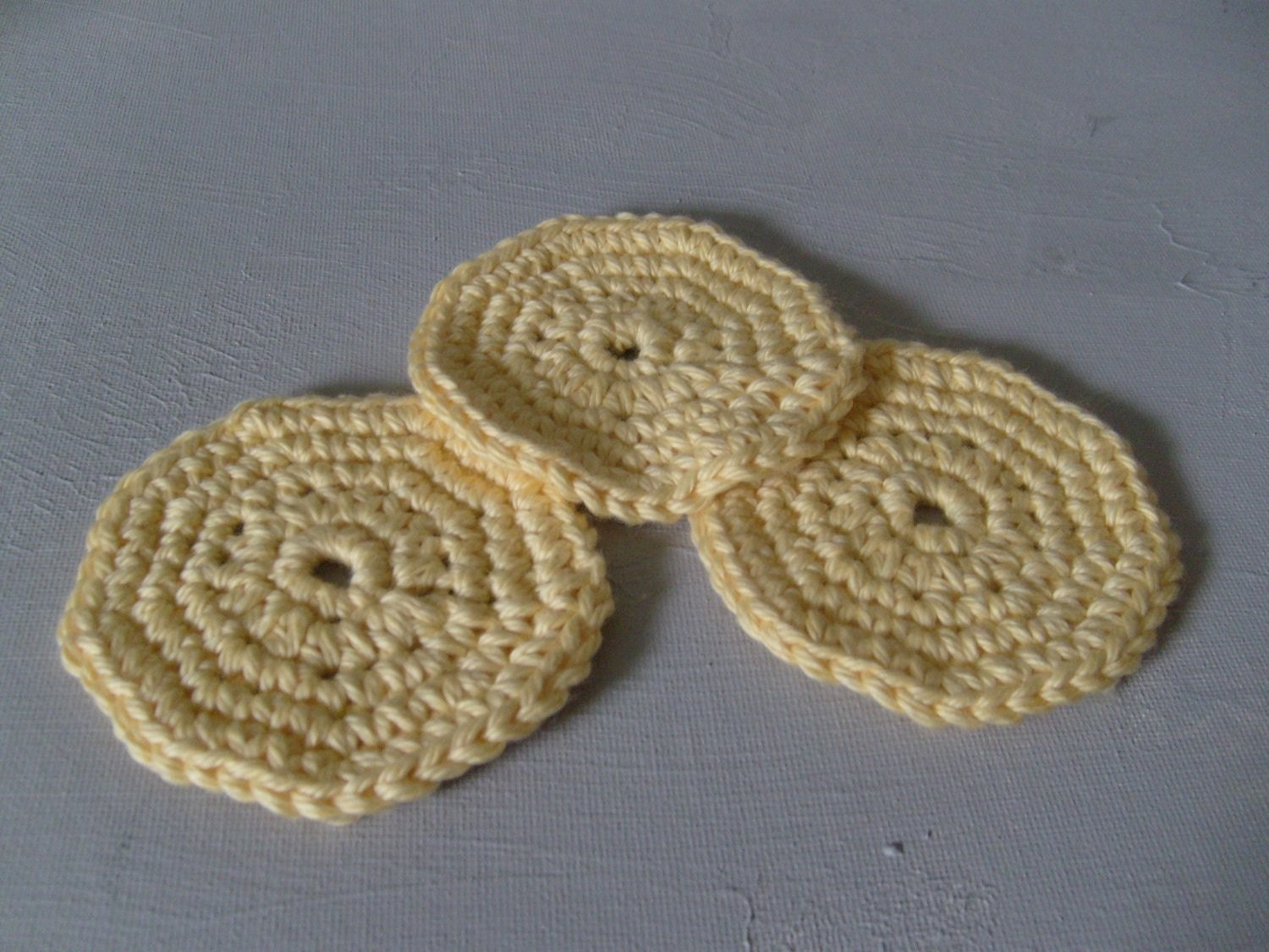 Lemony Yellow Facial Scrubbies LUXE SPA COLLECTION