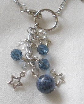 Blue and White Spirit Necklace