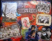 Survivor- Mixed Media Print