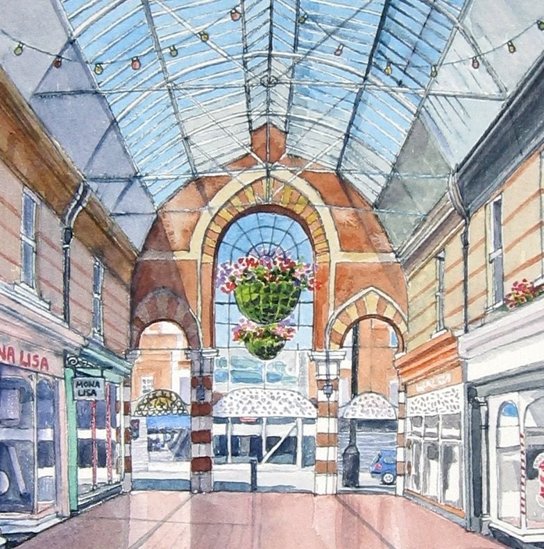 Fine Art Giclee Print - Westbourne Arcade