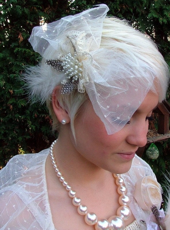 HEATHER..BEAUTIFUL hair accessory for a handmade wedding..