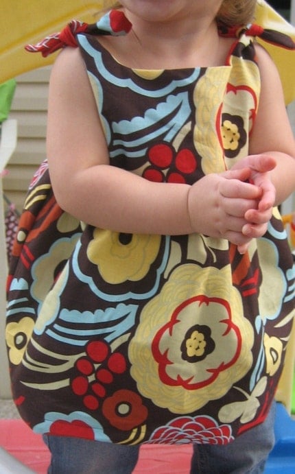 Infant, Toddler, Girls Knot Dress Sizes 0-3 months, 3-6 months, 6-9 months, 12 months,18 months