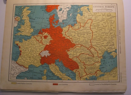 1939 Europe map by ConduitPress