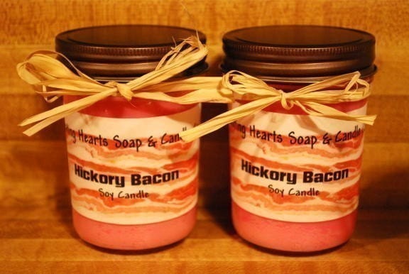 15oz Bacon Scented Soy Candle