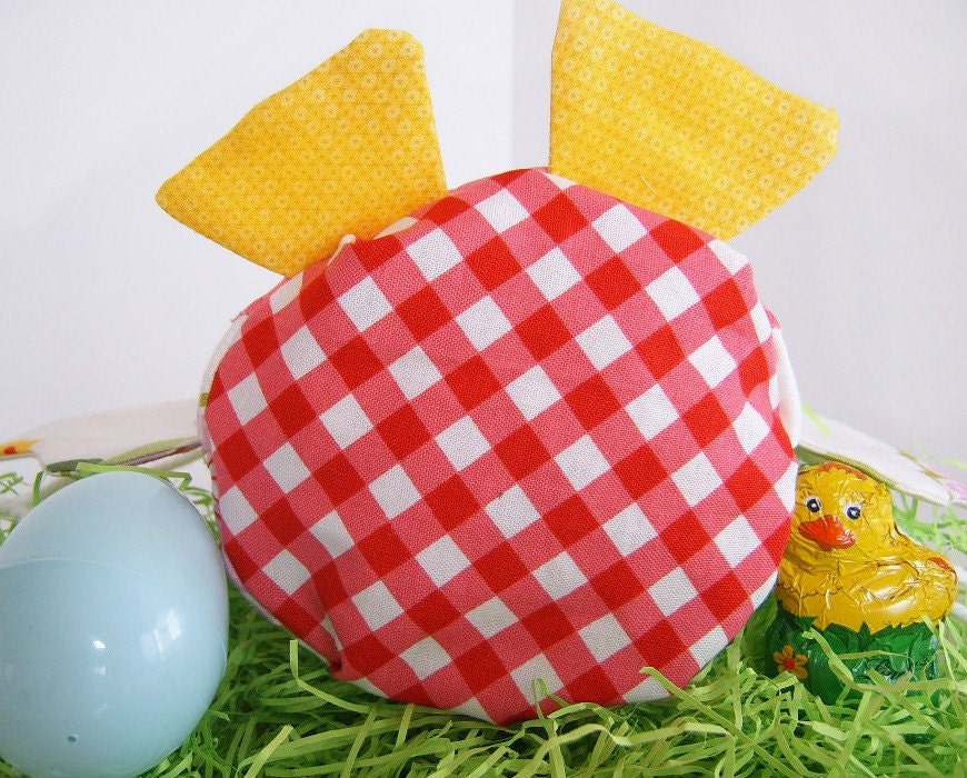 FINISHED - Easter Chick Drawstring Bag