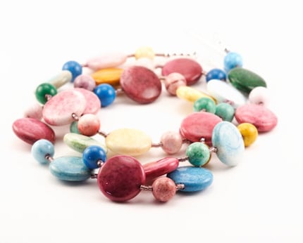 Pastel Smartie Necklace - Great Easter Gift