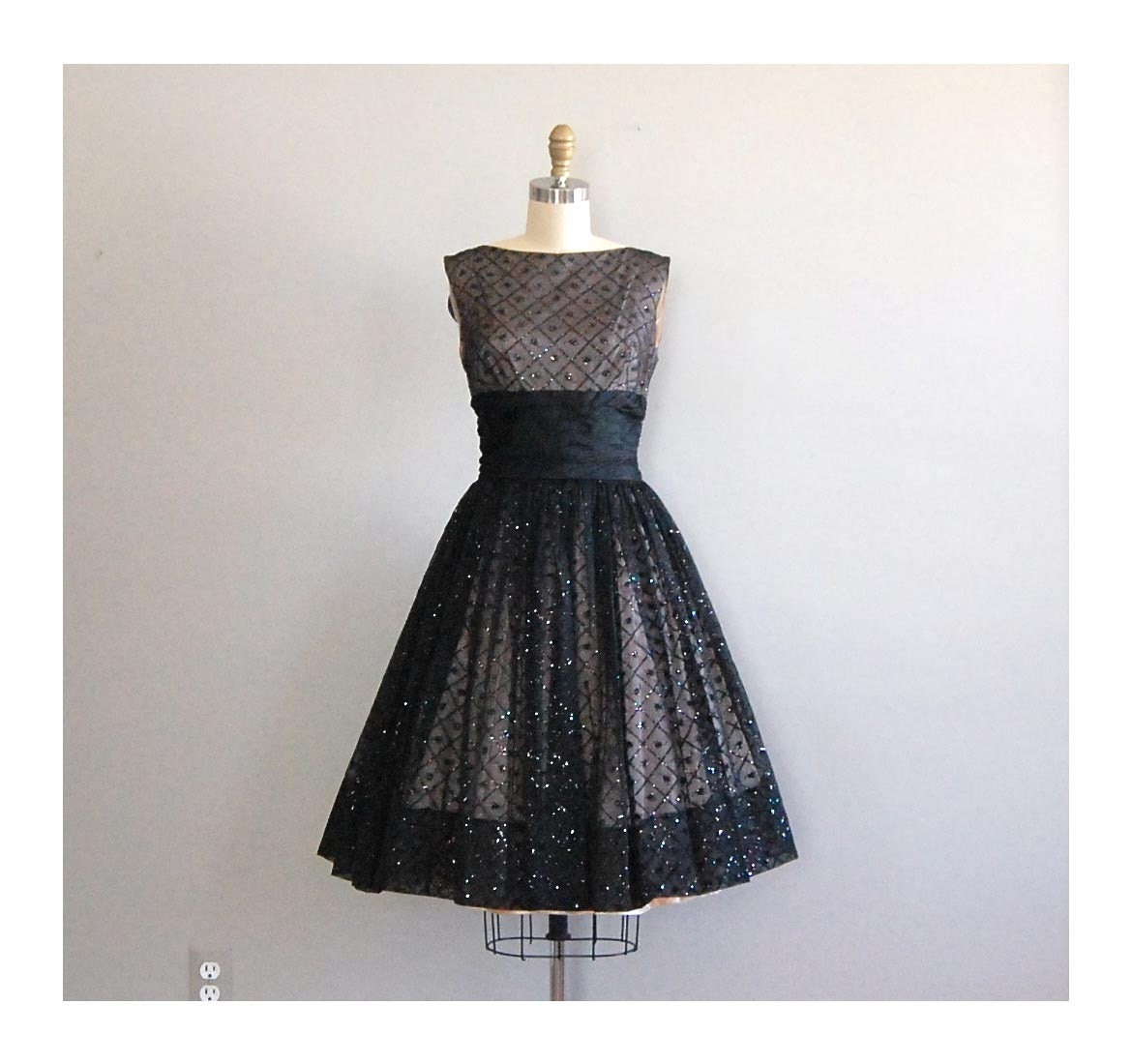vintage 1950s BELLADONNA dress