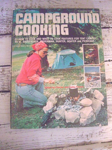 Vintage Camp COOK BOOK outdoors and camping cookbook1974