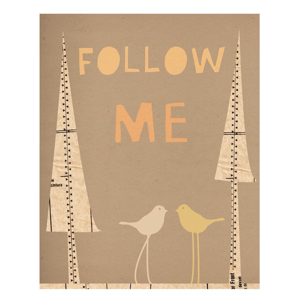 Follow Me - 8 x 10 - Archival Giclee Print