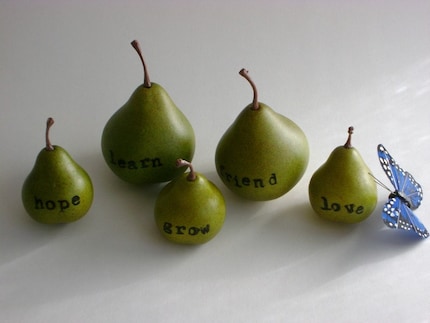 personalized pear - LOVE
