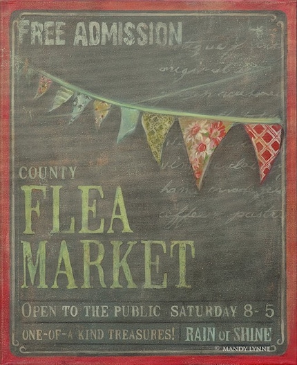Flea Market  16x20