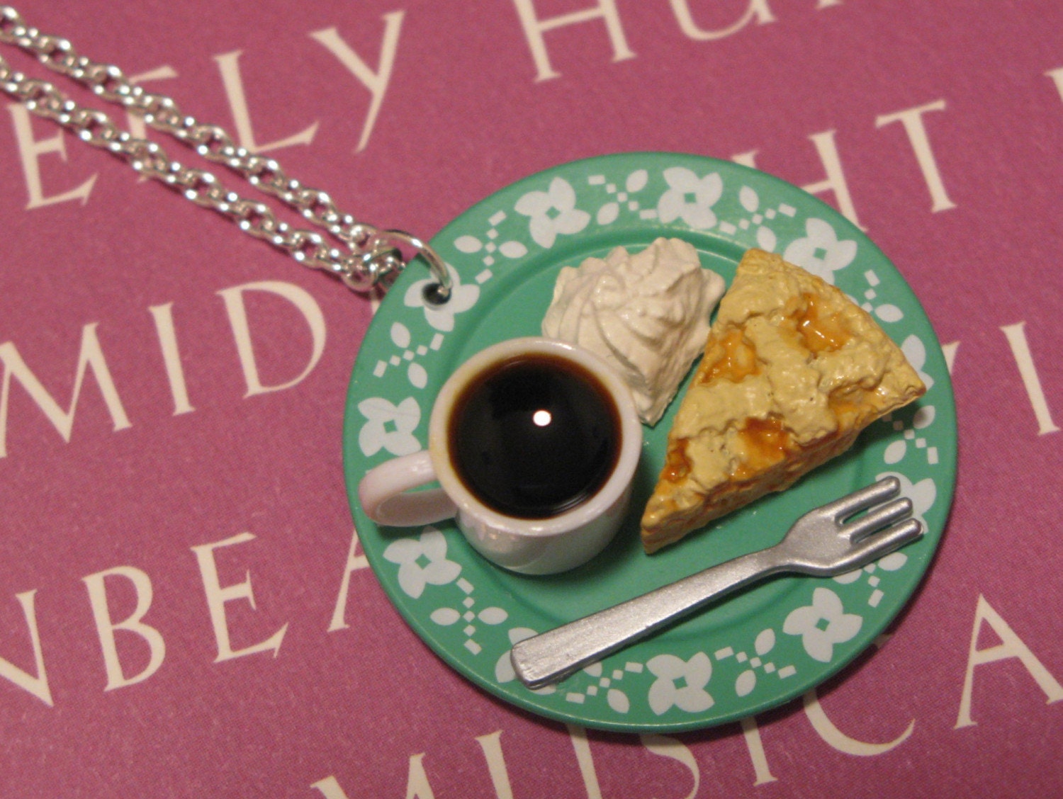 Coffee and Apple Pie Necklace / Pendant