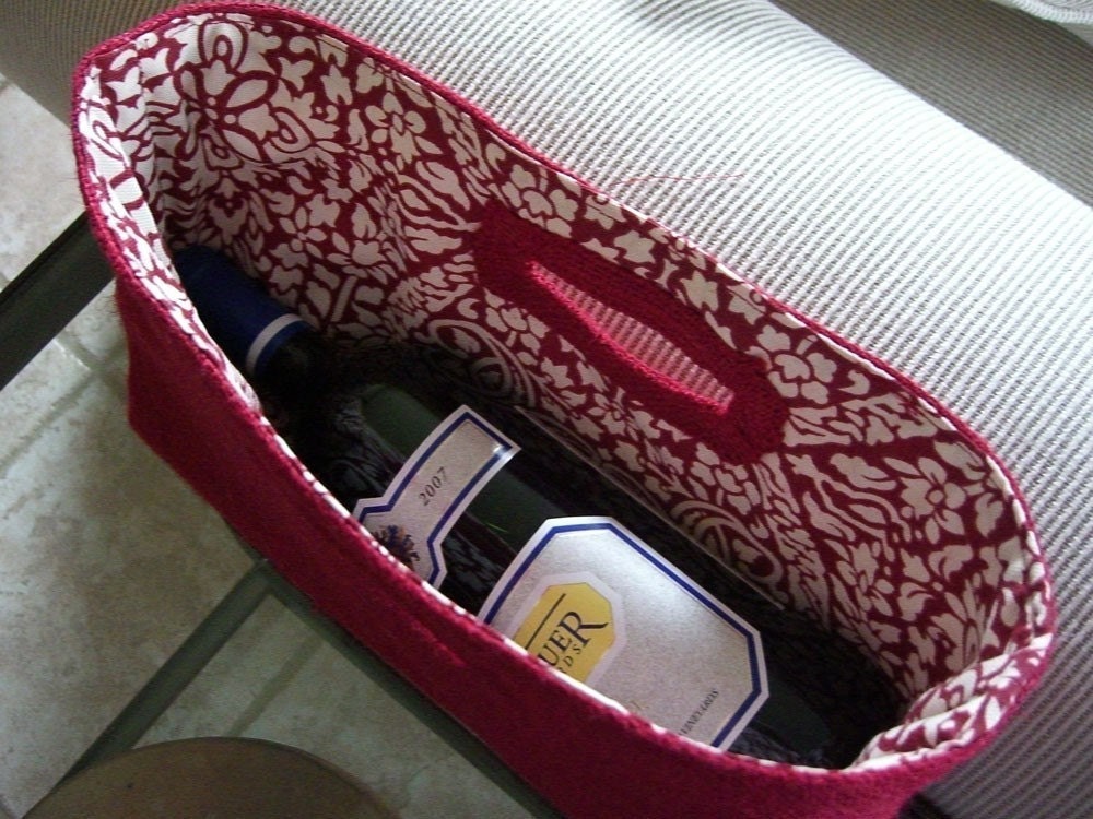 Not your usual Wine Bottle Gift Bag