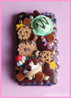 B.SWEET Chocoholic Caramel Lovers iPhone 3G Case