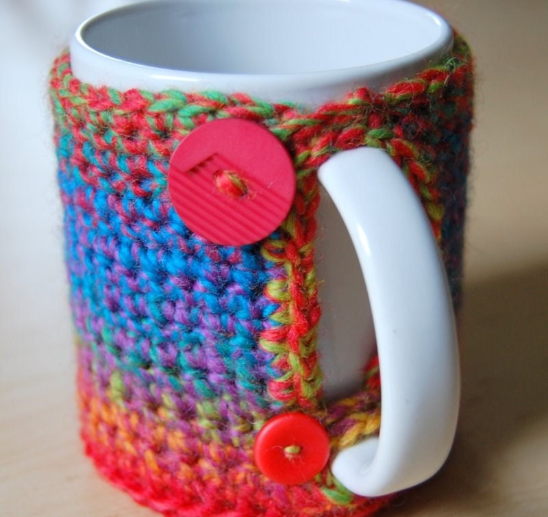 Grab Your Mug Cozy In Rainbow