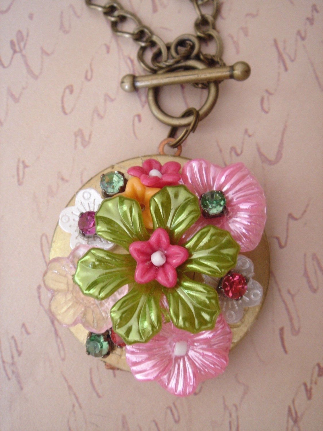 Overcome with Flowers Locket