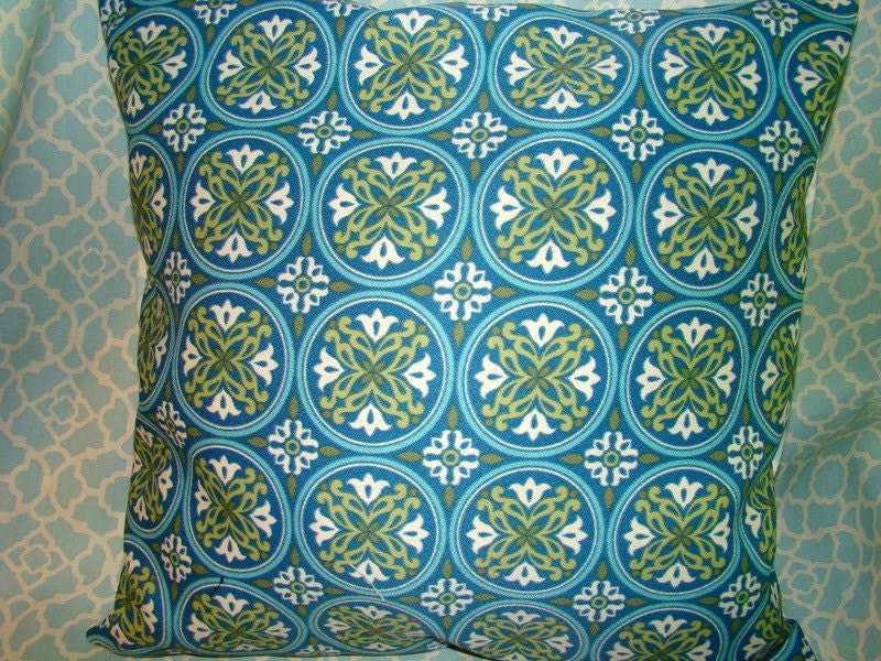  cover in by mustlovehomedecor teal aqua blue green outside waverly