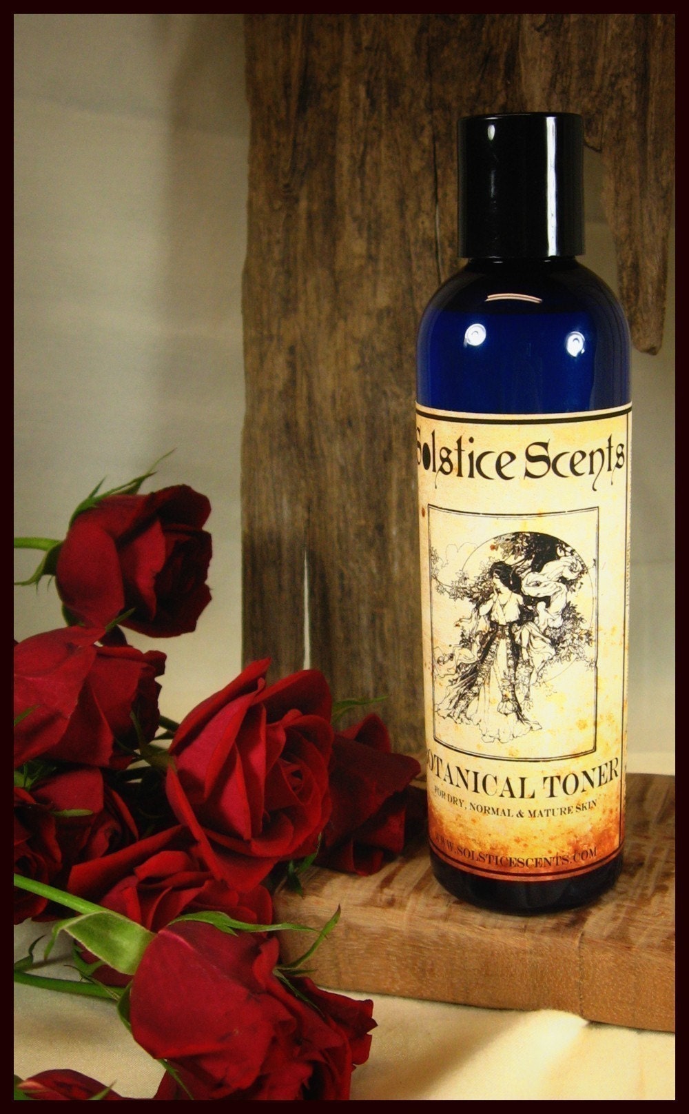 BOTANICAL TONER For Dry, Normal and Mature Complexions - With Witch Hazel, Rose Water, Soothing Lavender and Organic Cucumber Waters, Green Tea, Rose Essential Oil  and More