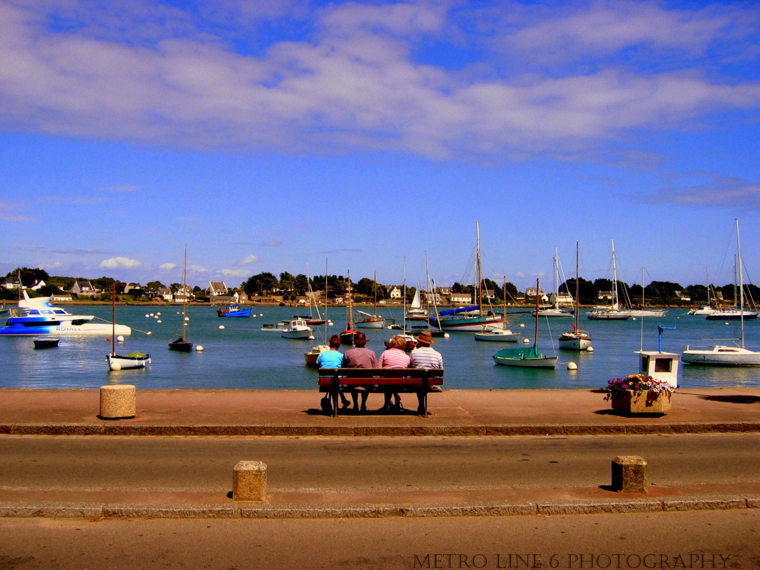Old men on a bench 8x10 Photography Print