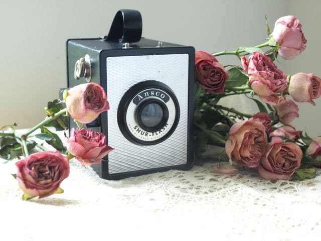 <br />1950s Ansco Shur Flash Box Camera<br />