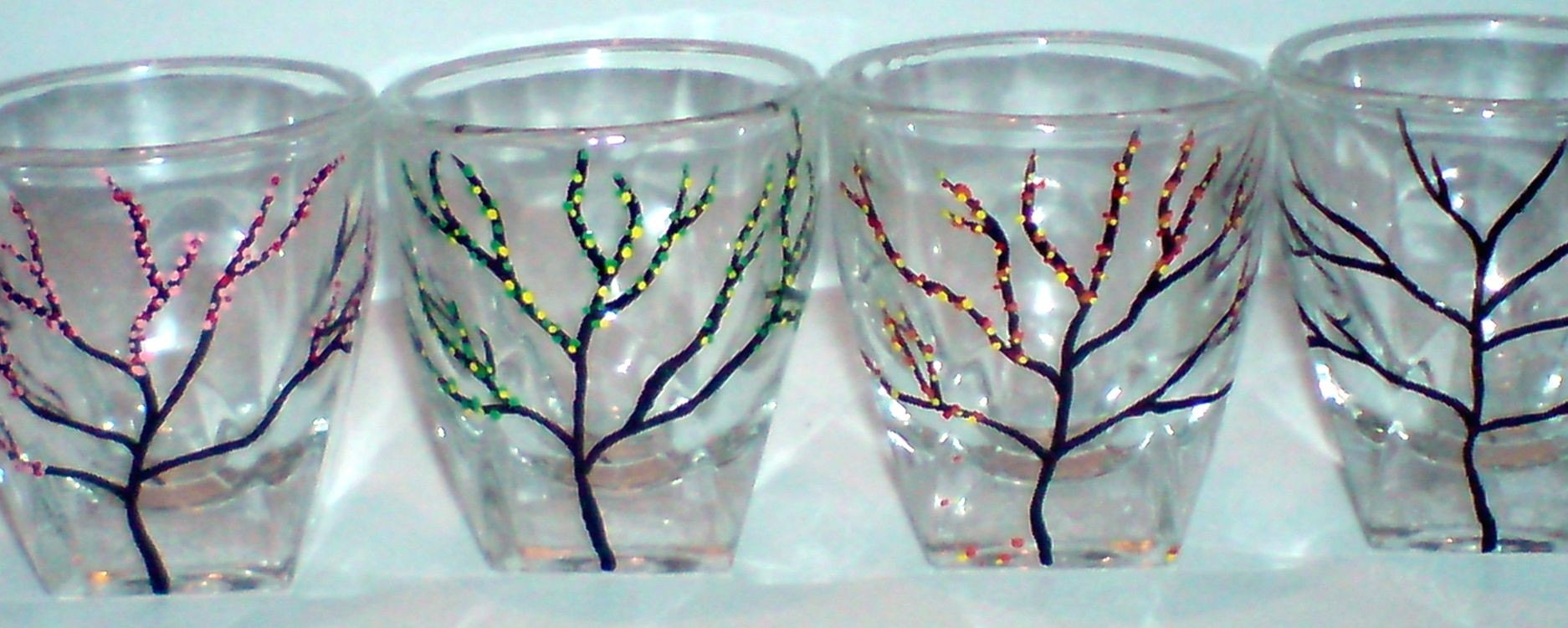 Four Seasons Candle Holders- Set of 4