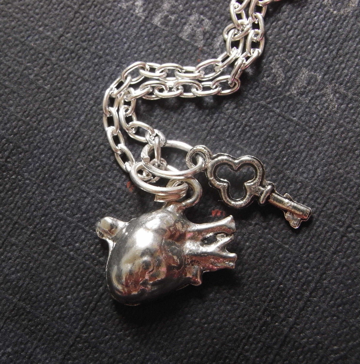 KEY TO MY ANATOMICAL HEART Necklace