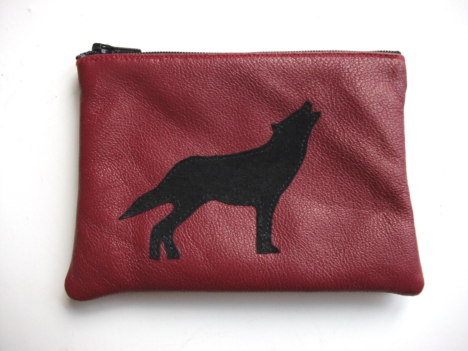 Red Wolf Coin Purse