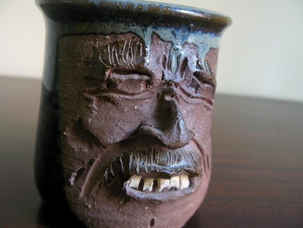 Ugly Mug with Bad Teeth and Hideous Mustache