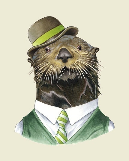Sea Otter print 8x10