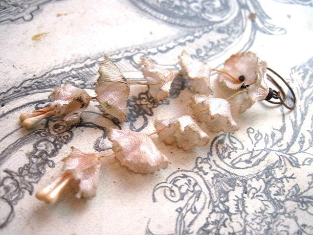 Flowering Sugar Drops. Grungy Millinery for the Ear.