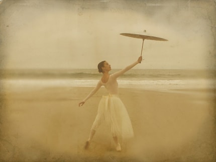 Ballerina on the Beach 8x10 Fine Art Photograph