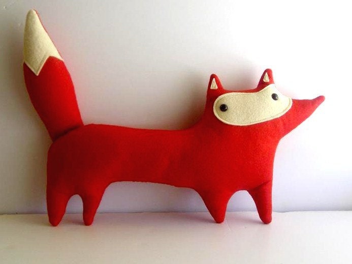 Liam the little red fox - full size - new design - made to order