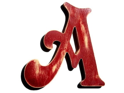 WOODEN WALL HANGING LETTER A